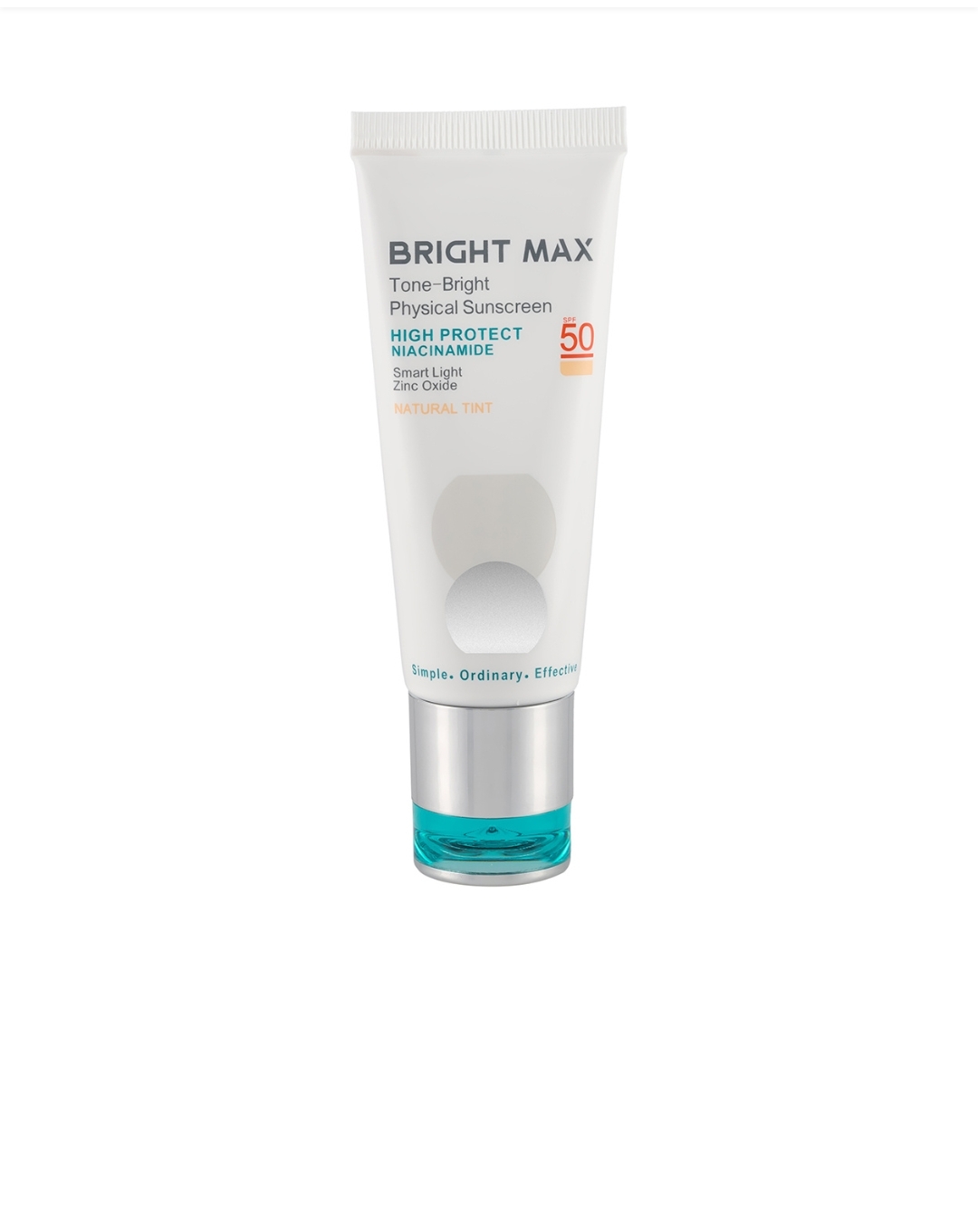 ضد آفتاب فیزیکال رنگی برایت مکس مدل Tone Bright با SPF 50 حجم 40 میل
