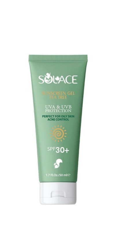 کرم ضد آفتاب بیرنگ صورت، گردن سولس SPF 30 مدل Tea Tree مناسب برای انواع پوست حجم ۵۰ میل