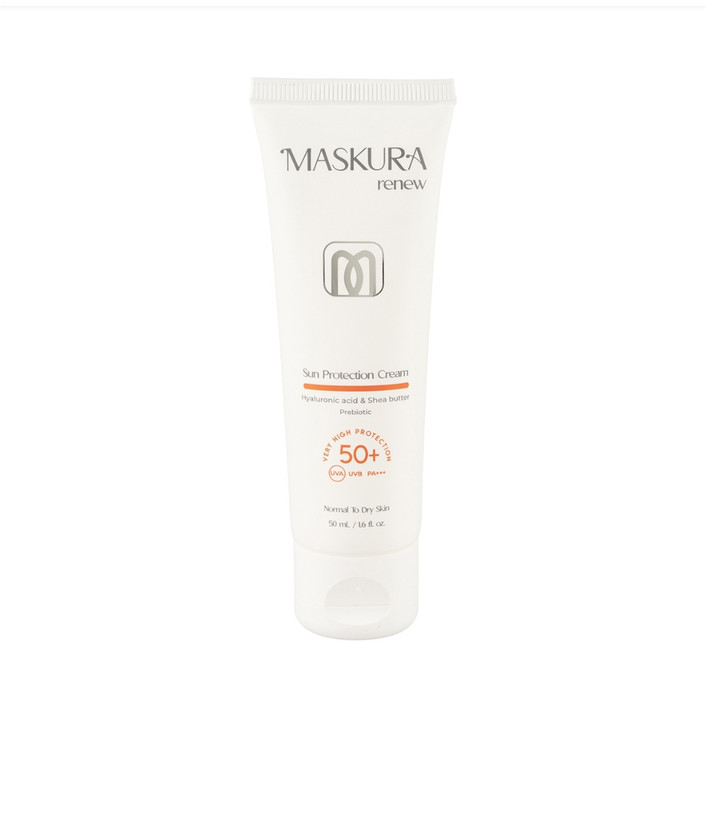 ژل کرم ضدآفتاب با SPF50 ماسکورا مناسب پوست خشک حجم 50 میل