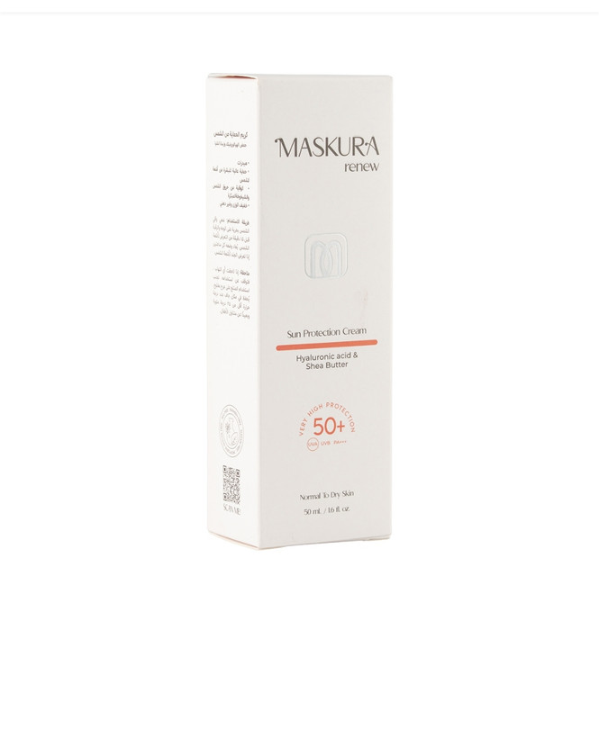 ژل کرم ضدآفتاب با SPF50 ماسکورا مناسب پوست خشک حجم 50 میل
