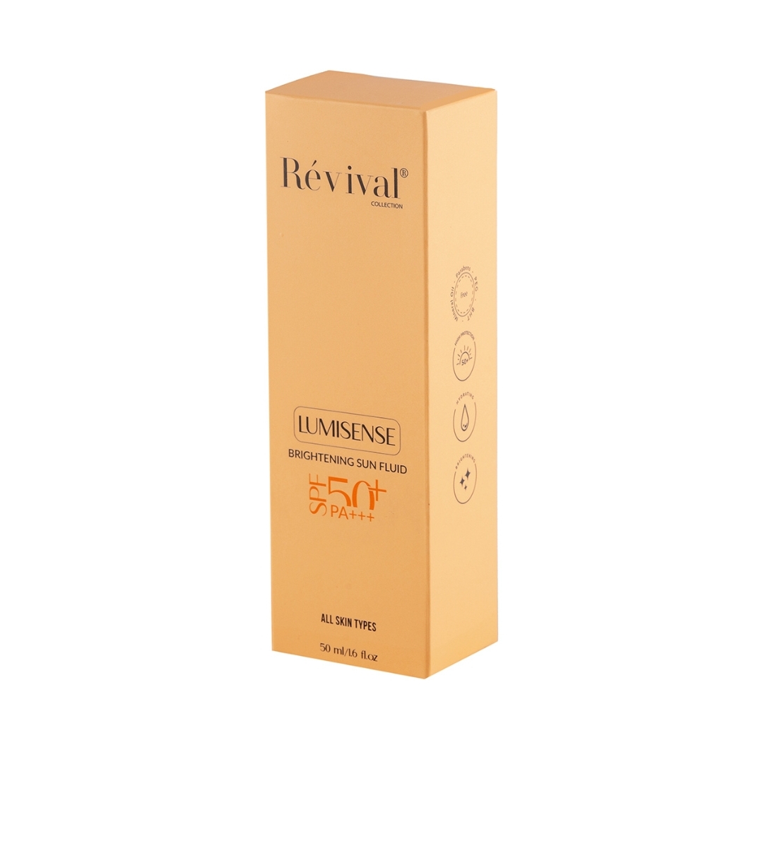 کرم ضدآفتاب رویوال مدل ضد لک SPF 50 حجم ۵۰ میل
