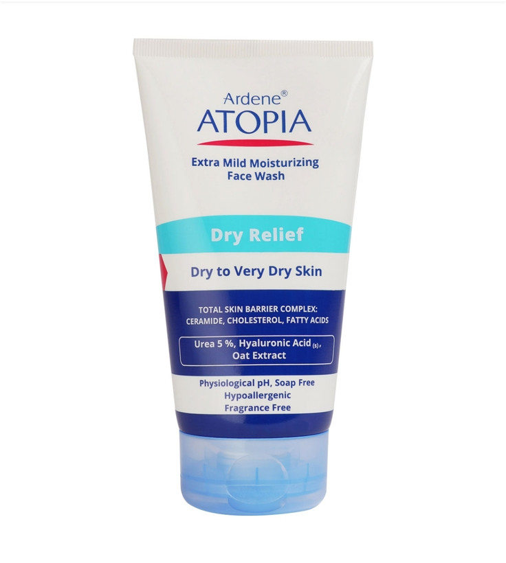 شوینده صورت مرطوب کننده اوره 5% مدل Dry Relief اتوپیا آردن
