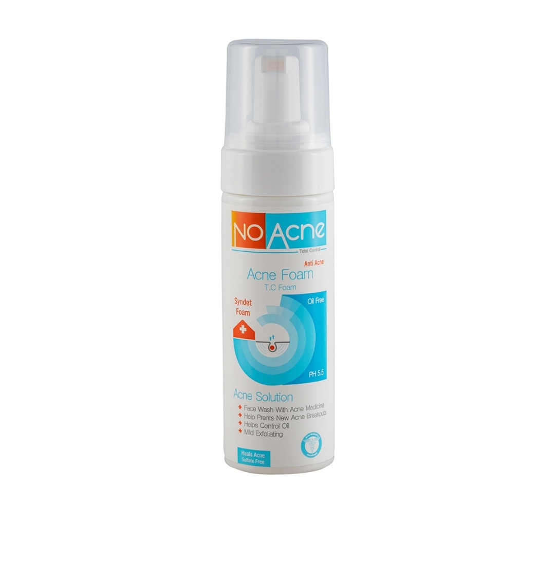 فوم شستشو نو آکنه مدل Acne Solution مناسب پوست چرب و جوش دار حجم 150 میل