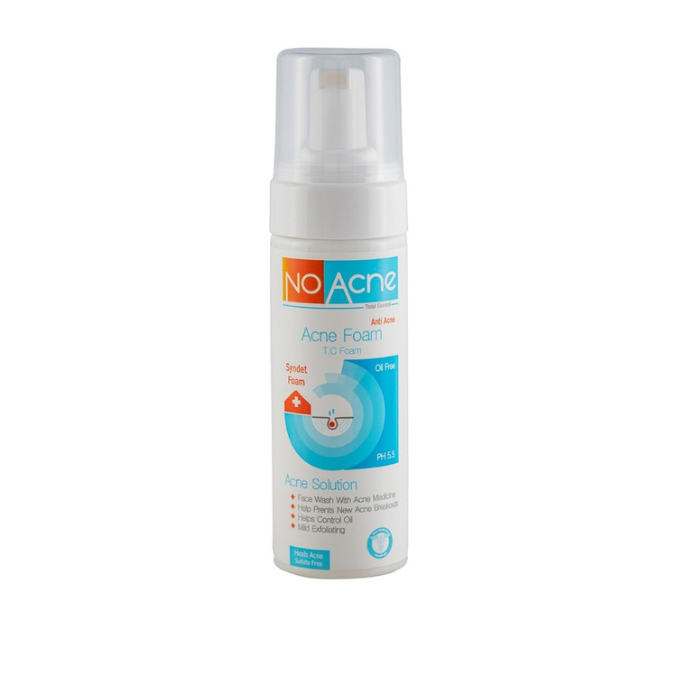 فوم شستشو نو آکنه مدل Acne Solution مناسب پوست چرب و جوش دار حجم 150 میل
