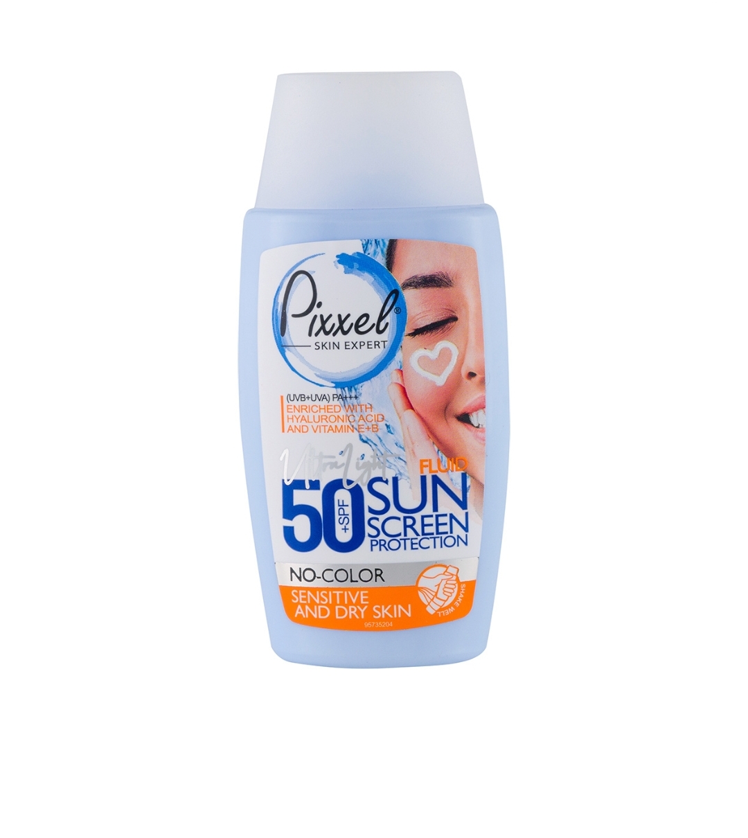کرم ضد آفتاب پیکسل پوست خشک و حساس 50 میلی لیتر SPF50 بدون رنگ