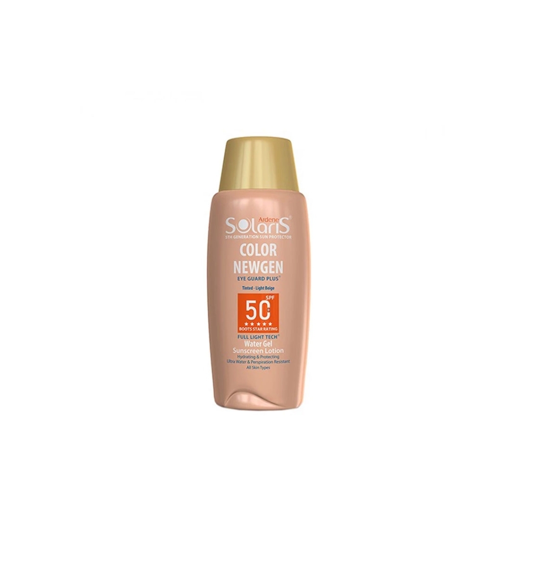 لوسیون ضد آفتاب رنگی آردن سولاریس مدل Color Newgen با +SPF50 مناسب انواع پوست حجم 75 میلی لیتر