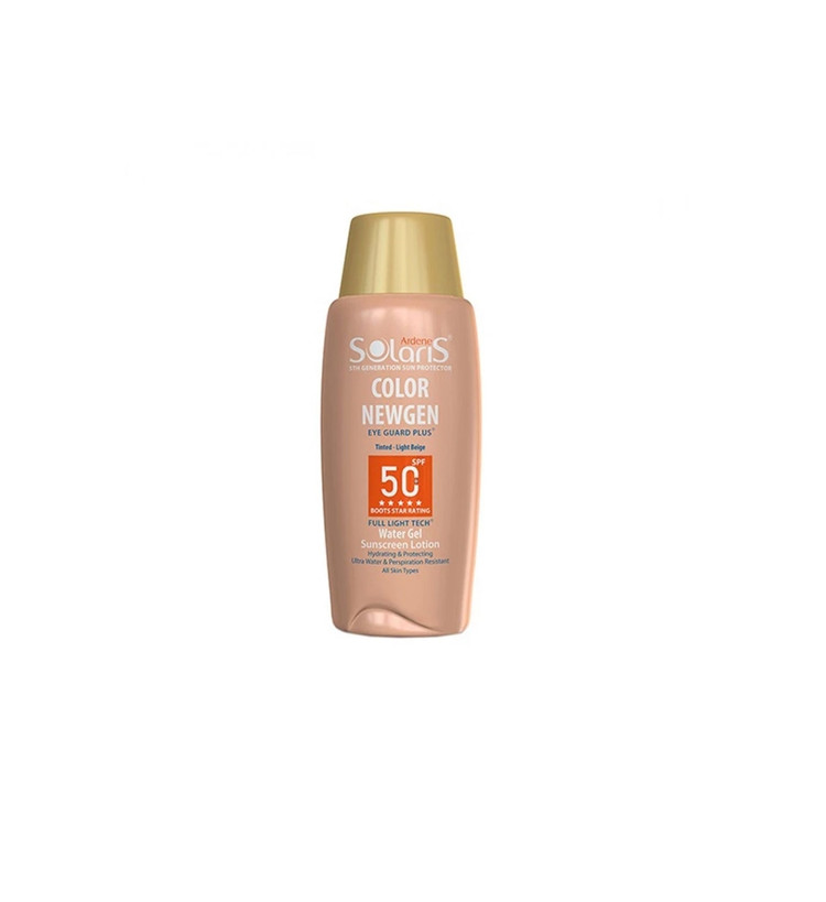 لوسیون ضد آفتاب رنگی آردن سولاریس مدل Color Newgen با +SPF50 مناسب انواع پوست حجم 75 میلی لیتر