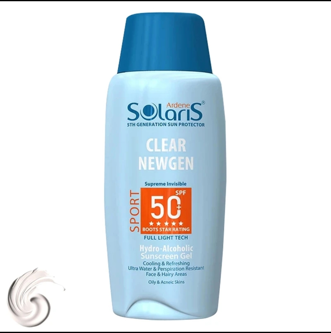 ژل هیدروالکلی ضد آفتاب کلیر نیوژن SPF50 آردن سولاریس