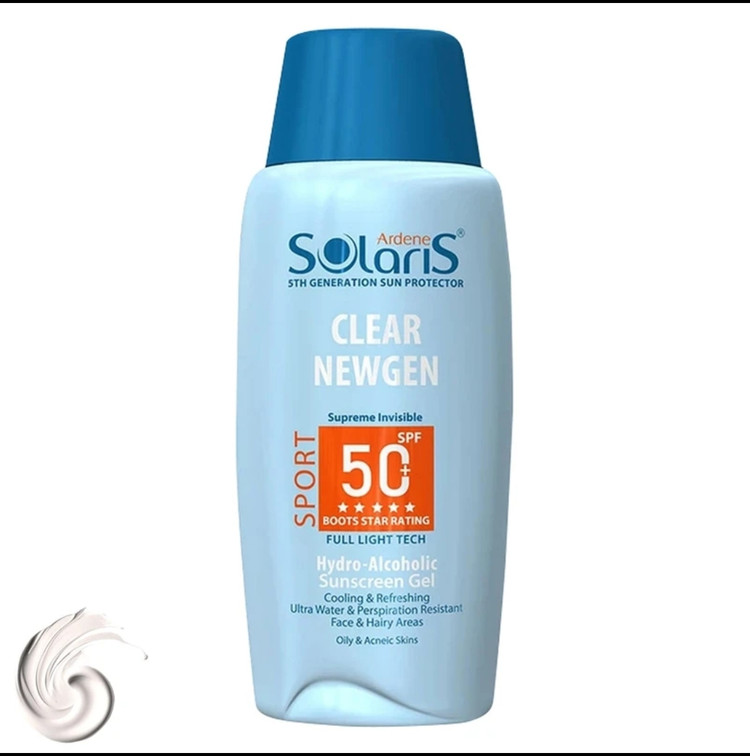 ژل هیدروالکلی ضد آفتاب کلیر نیوژن SPF50 آردن سولاریس