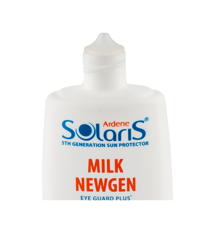 لوسیون ضد آفتاب کودک آردن سولاریس مدل Milk Newgen با +SPF50 حجم 100 میلی لیتر