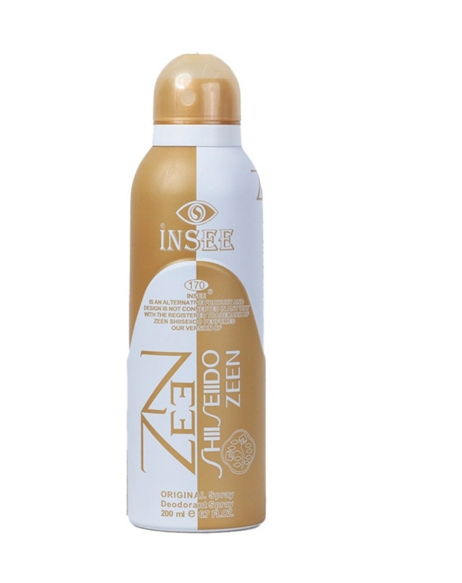 اسپری بدن زنانه اینسی مدل zen shiseido حجم ۲۰۰ میل اسپری زن
