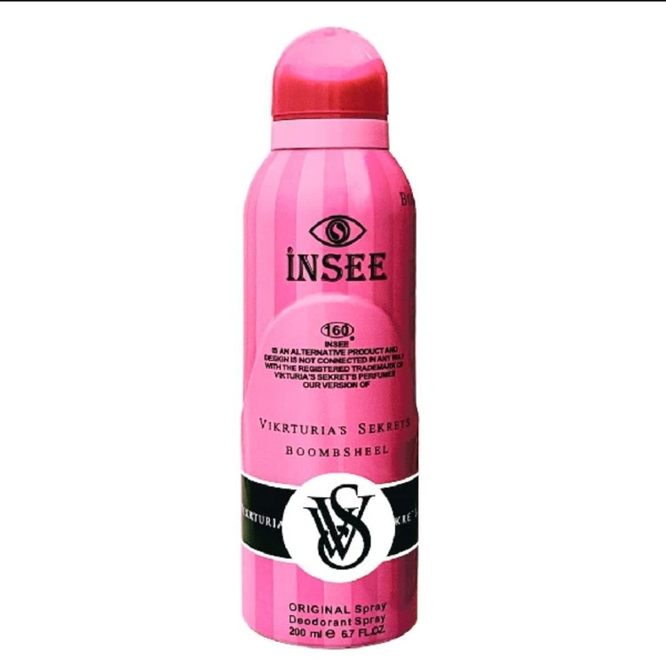 اسپری خوشبو کننده بدن زنانه اینسی مدل BOMBSHELL VICTORIA’S SECRET حجم 200 میلی لیتر